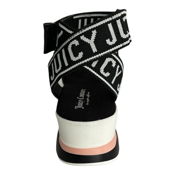 Juicy Couture Impulse Logo Strap Platform Sandals. Size 7. - Picture 3 of 13